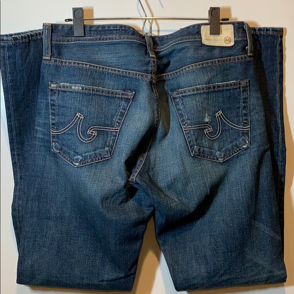 AG Adriano Goldschmied Protege Straight Leg Patchwork Jeans - Picture 7 of 12